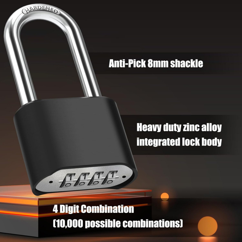U Lock Heavy Duty - Candado de combinación resistente a la