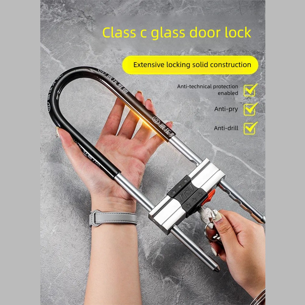 U Lock Heavy Duty - Candado en U para Bicicleta, Candado