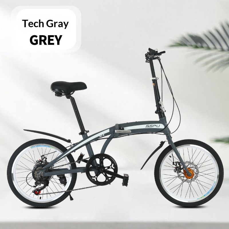 Commuter Biking - Bicicleta Plegable de 20 Pulgadas, Aleación