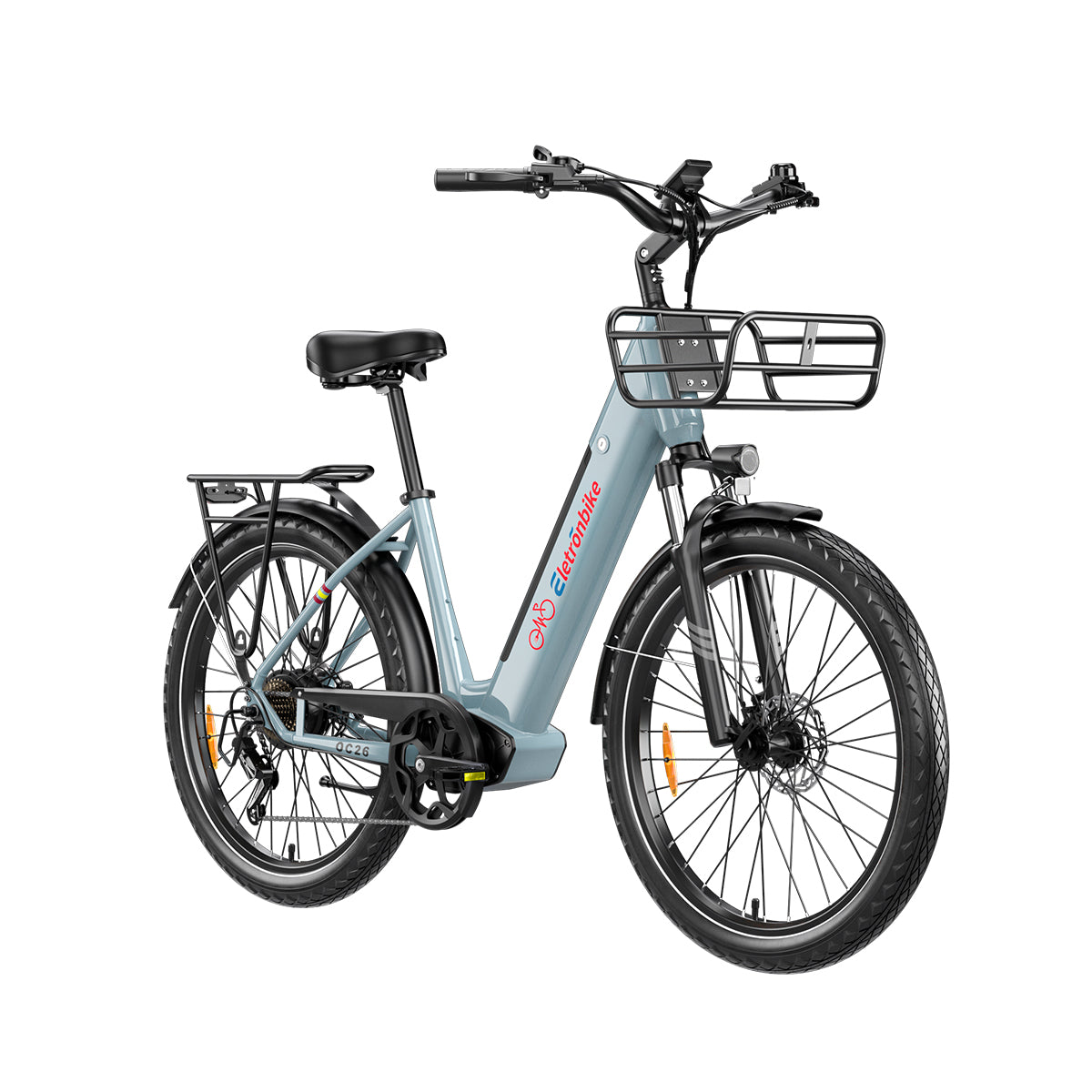 Commuter Biking - Bicicleta Eléctrica ELETRONBIKE OC26 con Motor