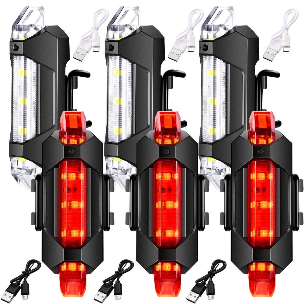 Cycling In City - Luz trasera para bicicleta, recargable vía