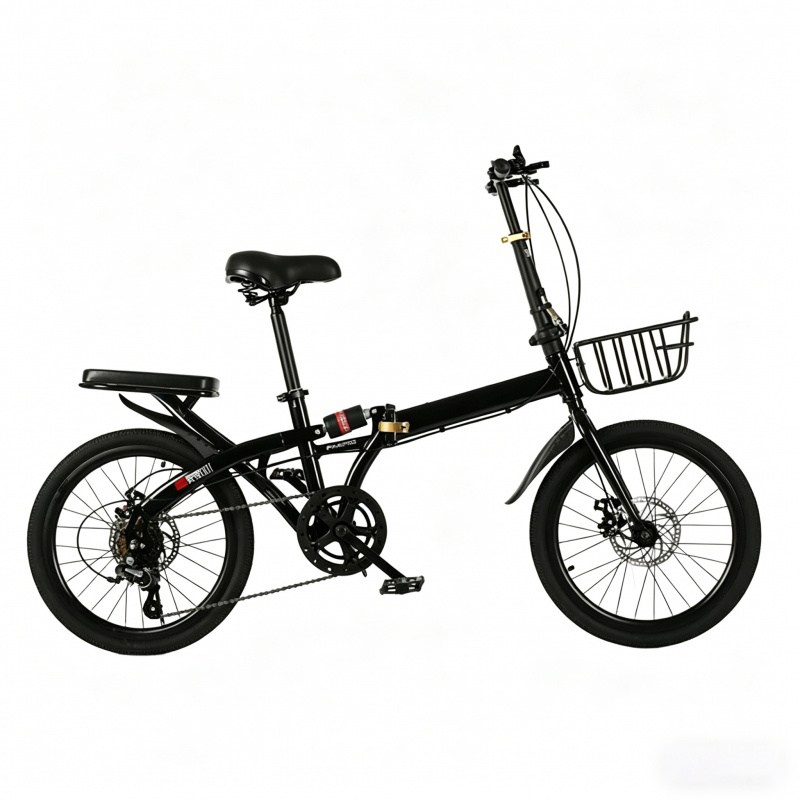 Commuter Biking - Bicicleta Plegable de 20 Pulgadas, 7
