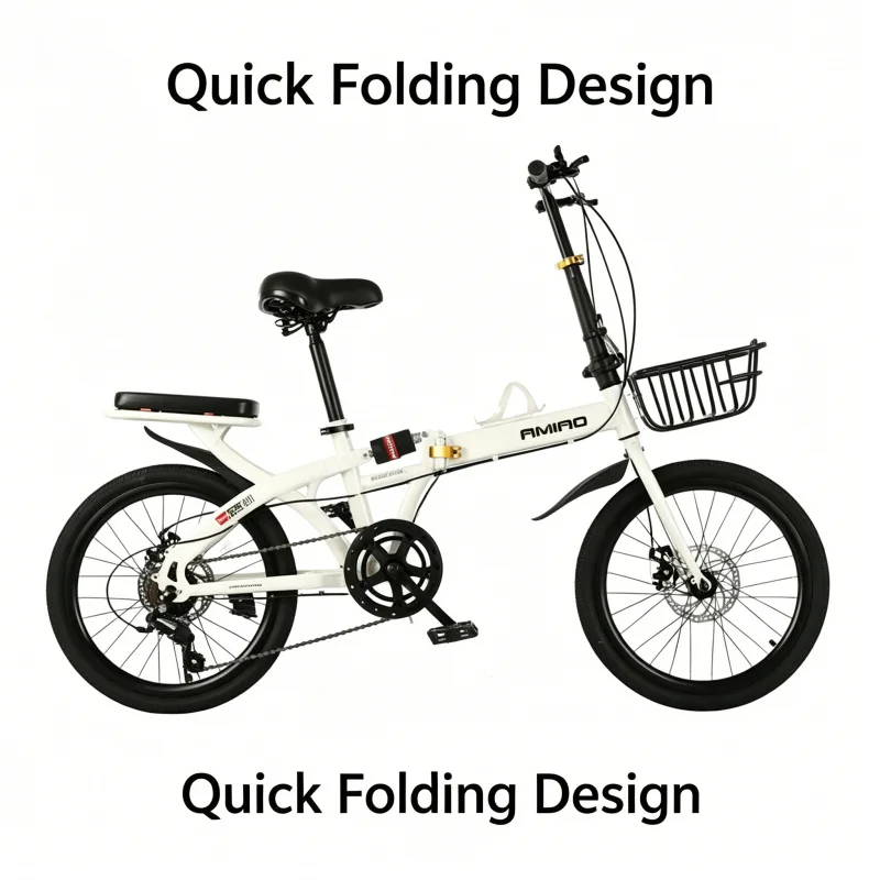 Commuter Biking - Bicicleta Plegable de 20 Pulgadas con