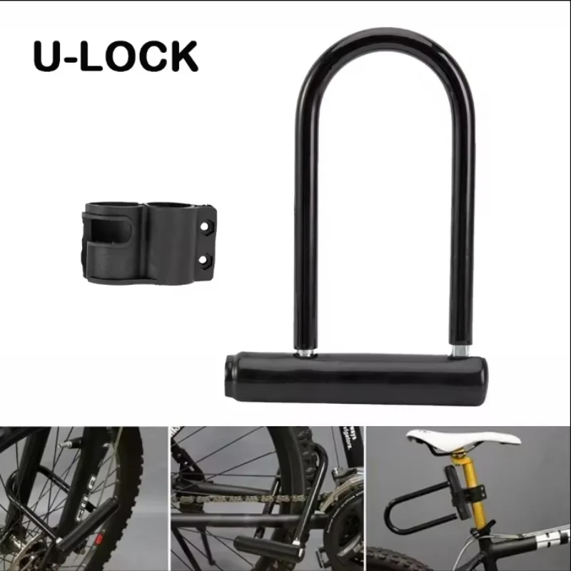 U Lock Heavy Duty - Candado en U para bicicleta, candados