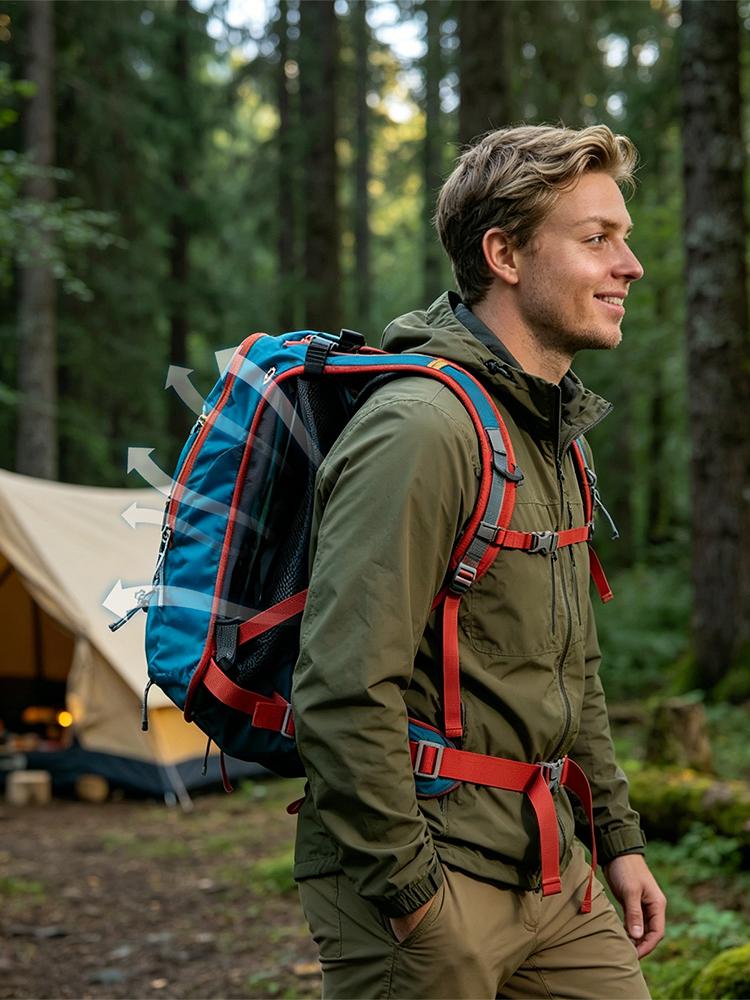 Panel Trasero de Ventilación p - Cycling Commuter Backpack reseña y precio