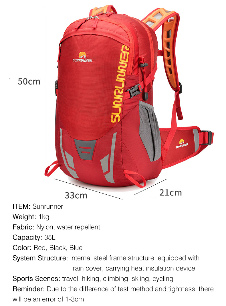 Mochila de senderismo de 35L,  - Cycling Journey reseña y precio