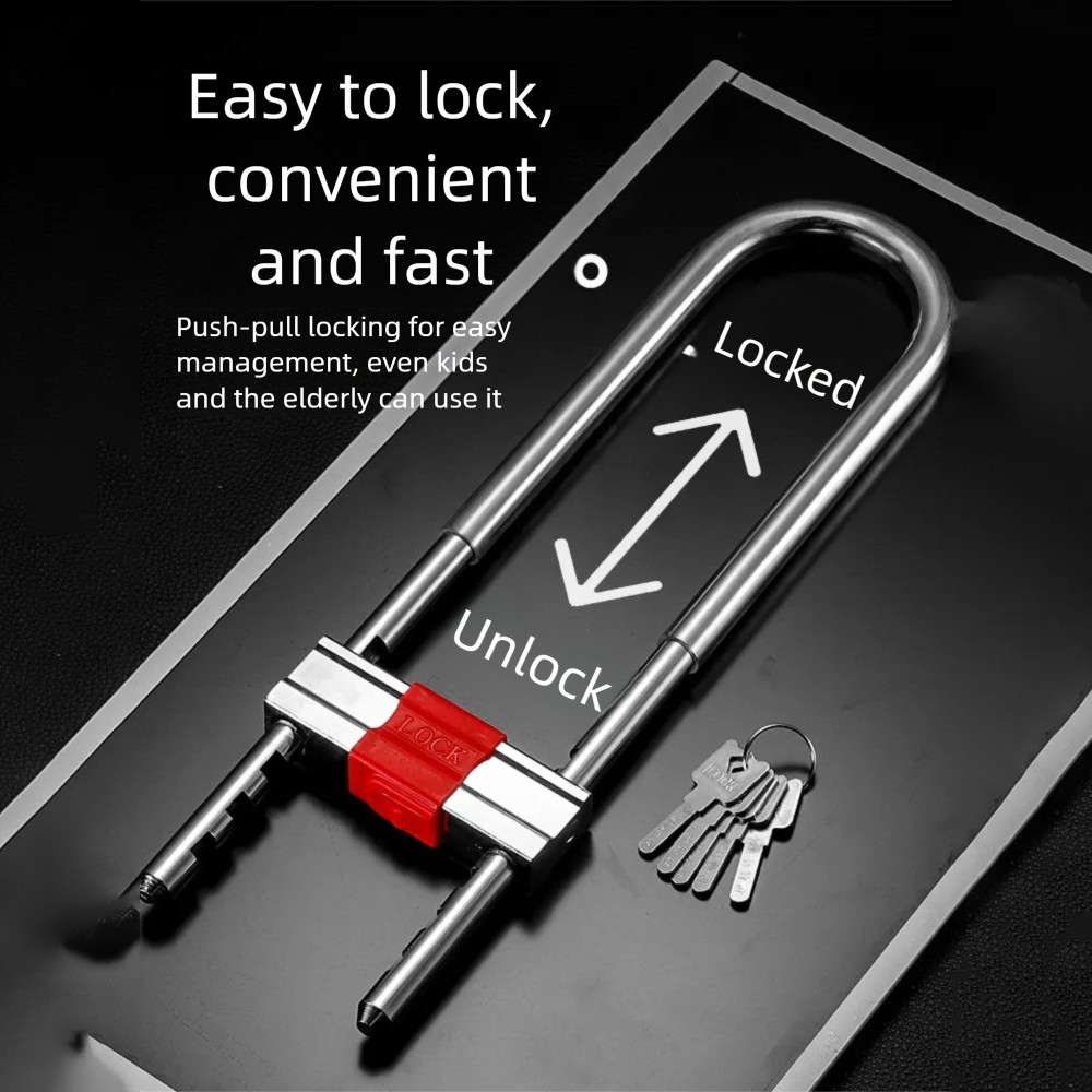 Candado en U para Bicicleta, C - U Lock Heavy Duty reseña y precio