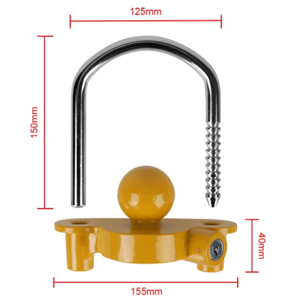 Cerradura de enganche de remol - U Lock Heavy Duty reseña y precio