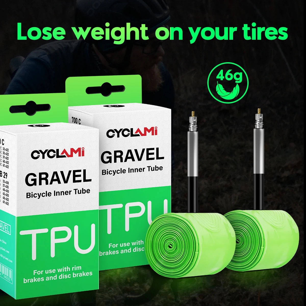 CYCLAMI ultraligero de carrete - Inner Tube 700C reseña y precio