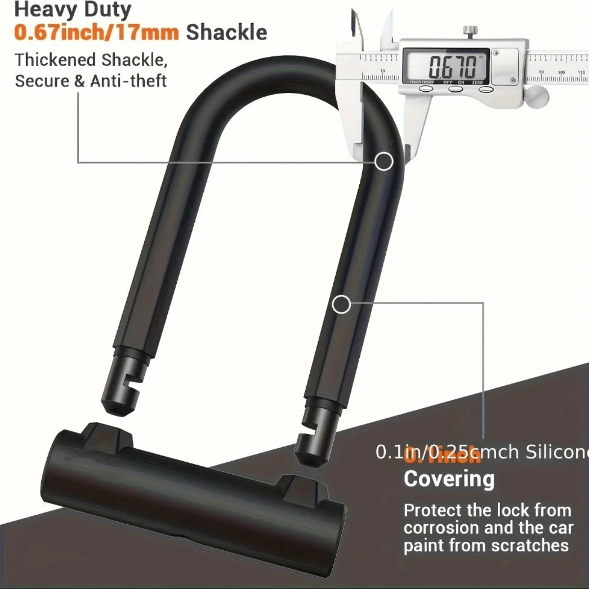 Candado para bicicleta, candad - U Lock Heavy Duty reseña y precio