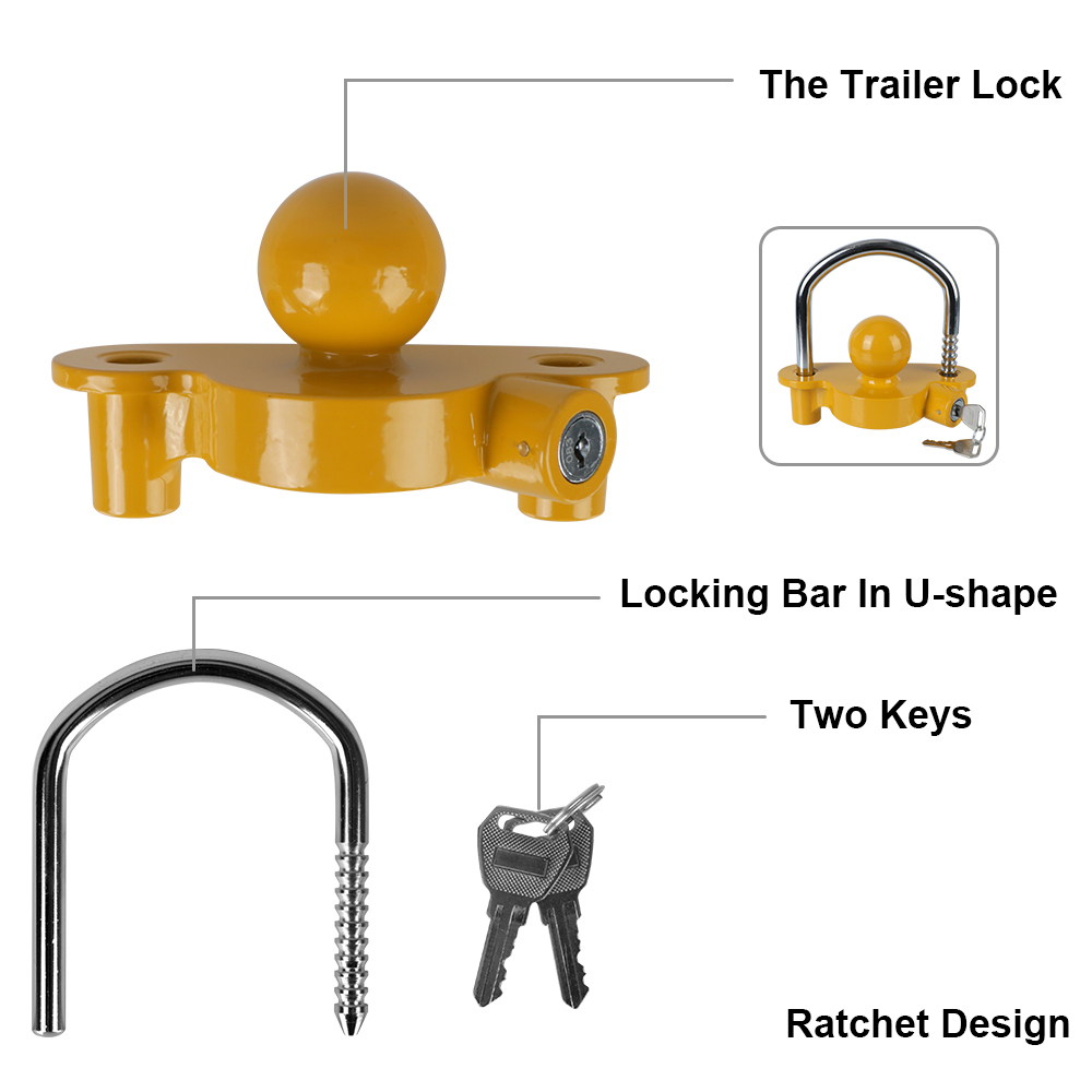 Bola de remolque de seguridad  - U Lock Heavy Duty reseña y precio