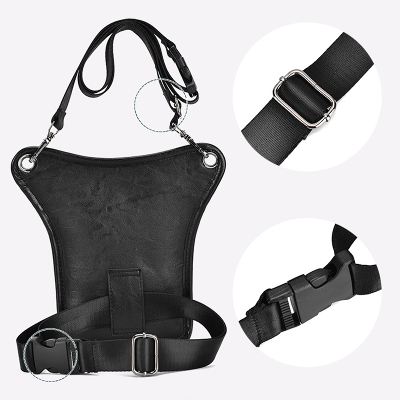 Riñonera de cuero Pu Vintage p - Cycling Commute Bag reseña y precio